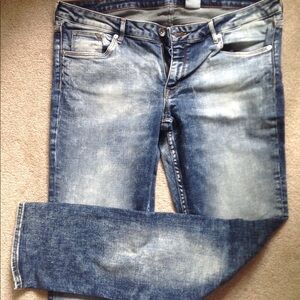 &Denim skinny low waist jeans